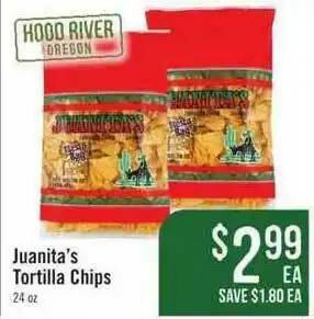 Haggen Food Juanita's Tortilla Chips offer