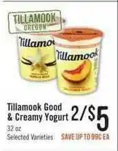 Haggen Food Tillamook Good & Creamy Yogurt offer