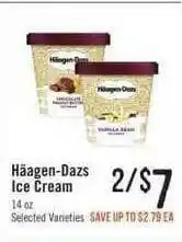 Haggen Food Haagen-Dazs Ice Cream offer