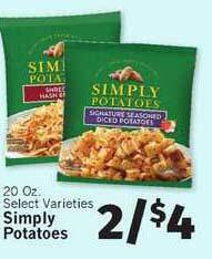 IGA Simply Potatoes offer
