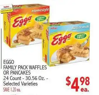 Ingles Markets Eggo Family Pack Waffles Or Pancakes offer