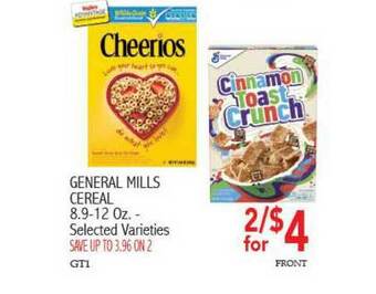 Ingles Markets General Mills Cereal offer