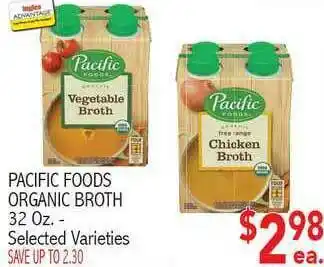 Ingles Markets Pacific Foods Organic Broth offer