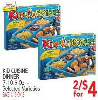 Ingles Markets Kid Cuisine Dinner offer