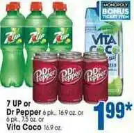 Jewel-Osco 7 Up Or Dr Pepper Or Vita Coco offer
