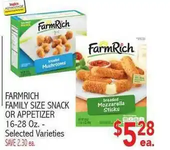 Ingles Markets Farmrich Family Size Snack Or Appetizer offer