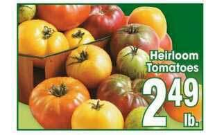 Jewel-Osco Heirloom Tomatoes offer