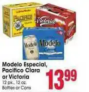 Jewel-Osco Modelo Especial , Pacifico Clara Or Victoria offer