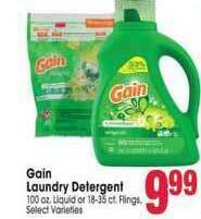 Jewel-Osco Gain Laundry Detergent offer