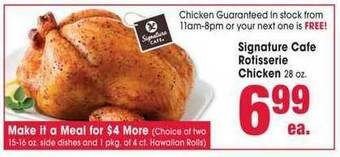 Jewel-Osco Signature Cafe Rotisserie Chicken offer
