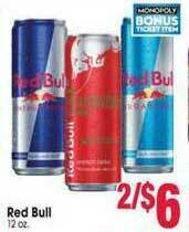 Jewel-Osco Red Bull offer