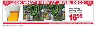 Jewel-Osco Hop Valley Variety Pack offer