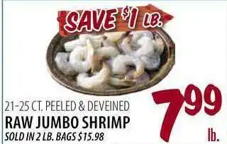 Raw Jumbo Shrimp