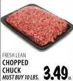 Fresh Lean Chopped Chuck