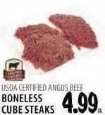 Karns Usda Certified Angus Beef Boneless Cube Steaks offer