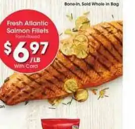 King Soopers Fresh Atlantic Salmon Fillets offer