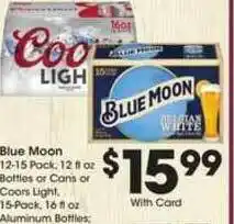 King Soopers Blue Moon Or Coors Light offer