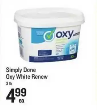 Lowes Foods Simply Done Oxy White Renew offer