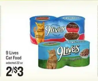Lowes Foods 9 Lives Cat Food offer
