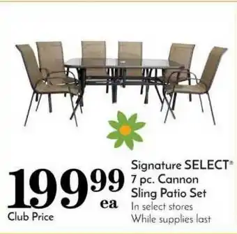 Pavilions Cannon Sling Patio Set offer