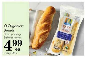 Pavilions O Organics Breads offer