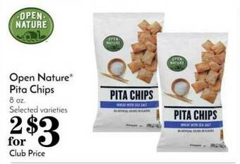 Pavilions Open Nature Pita Chips offer