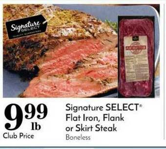 Pavilions Flat Iron, Flank Or Skirt Steak offer