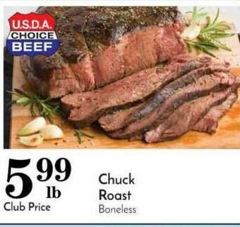Pavilions Chuck Roast offer