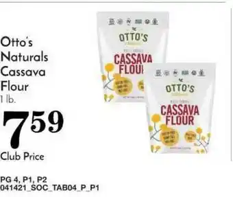 Pavilions Otto's Natural Cassava Flour offer