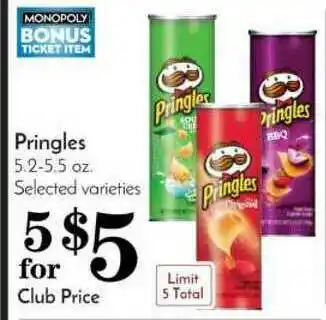 Pavilions Pringles offer