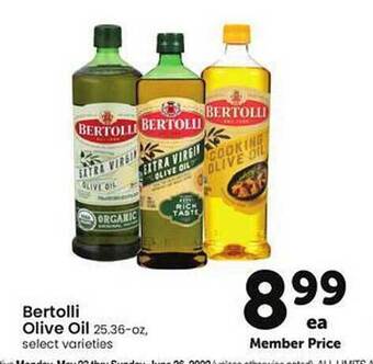 Safeway Bertolli Olive Oil offer
