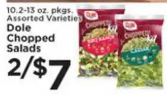Pioneer Supermarkets Dole Chopped Salads offer