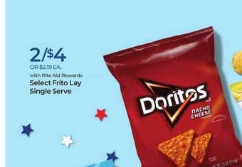 Rite Aid Select Frito Lay Single Serve offer