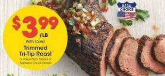 Ralphs Trimmed Tri-Tip Roast offer