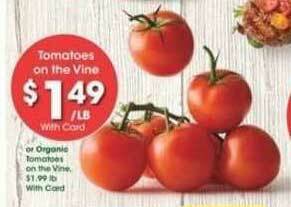 Ralphs Tomatoes On The Vine offer