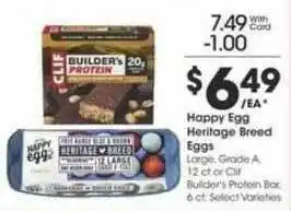 Ralphs Happy Egg Heritage Bread Eggs offer