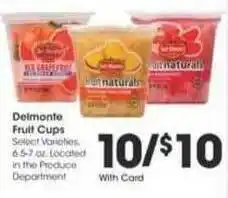 Ralphs Delmonte Fruit Cups offer