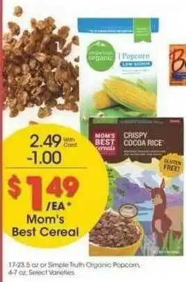 Ralphs Mom's Best Cereal offer