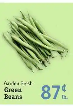 Foodarama Green Beans offer