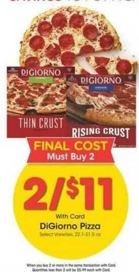Ralphs Digiorno Pizza offer