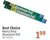 Best Choice Heavy Duty Aluminum Foil