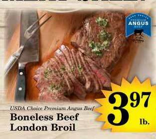 Harvest Foods Boneless Beef London Broil offer