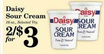 Harvest Foods Daisy Sour Cream offer