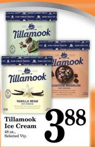 Harvest Foods Tillamook Ice Cream offer