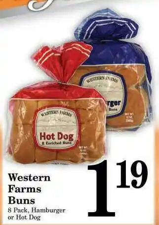Harvest Foods Western Farms Buns offer