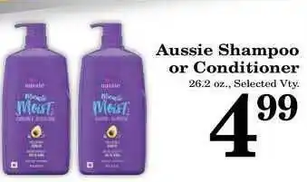Harvest Foods Aussie Shampoo Or Conditioner offer