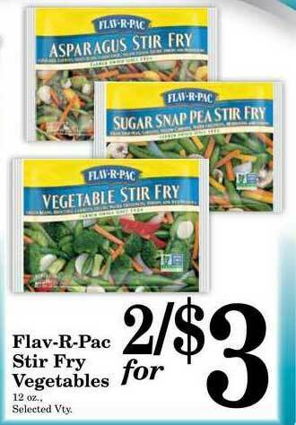 Harvest Foods Flav-R-Pac Stir Fry Vegetables offer