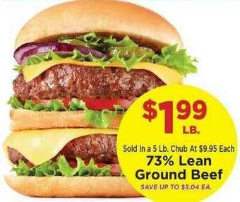 Homeland Market 73% Lean Ground Beef offer