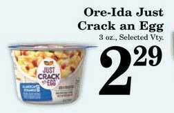 Harvest Foods Ore-Ida Just Crack An Egg offer