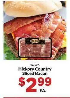 Homeland Market Hickory Country Sliced Bacon offer